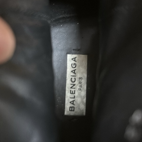 Balenciaga Chelsea boots men size 42 black with zip - Picture 6 of 10